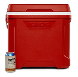 [34675] Igloo Profile Series Cooler with Wheels 28 Qt., Red