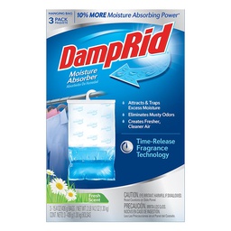 [FG83FSSB] DampRid Hanging Moisture Absorber 15.4 Oz Fresh Scent (3-Pack)