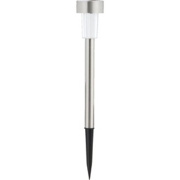 [ESL-60(24)] ****Outdoor Expressions 2.10 Lumens Metal Mini Solar Path Light, Stainless Steel
