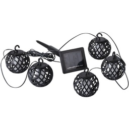 [LG-38] ****Outdoor Expressions 126 In. 5-Light Solar Flame String Light Set