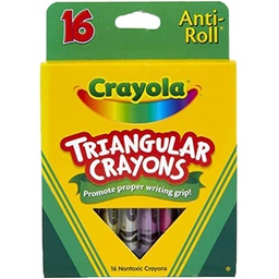 [013 4016/52-4016] Crayola Triangular Crayon Set 16 Count