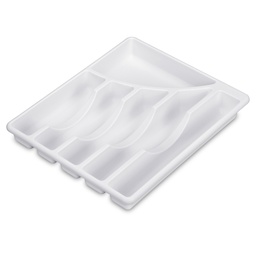 [15758006] Sterlite 6-Compartment Cutlery Tray, White