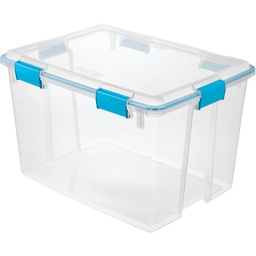[19384304] Sterilite 80 Qt. Gasket Storage Tote 18 x 15.25 x 24 In., Clear