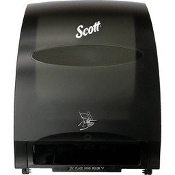 [48860] Kimberly Clark Scott Essential Hard Roll Electronic Paper Towel Dispenser, Smoke (Black)