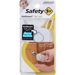 [HS271] ****Safety 1st Outsmart Flex Lock Plastic Slide-On Decoy Cabinet Lock