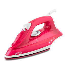 [IRBD302] Black &amp; Decker TrueGlide Steam Iron, Red