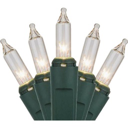 [2699-02-02] J Hofert Clear 300-Bulb Mini Incandescent String Light Set with Green Wire