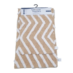 [736-1405871TAU CHBMS24206] Classy Homes Bath Mat Set