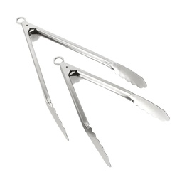 [123682.02] Martha Stewart Richburn 2pc Tongs Set SS 12 In. 9 In.