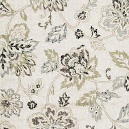 [DN629S46 CHR24848] L'Baiet Rugs Green Floral 4'x6'