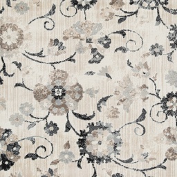 [DN870B46 CHR24852] L'Baiet Rugs Grey Floral 4'x6'