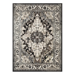 [MN543C26 CHR24878] L'Baiet Rugs Black Traditional 2'x6'