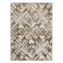 [MN650E26 CHR24882] L'Baiet Rugs Beige Geometric 2'x6'