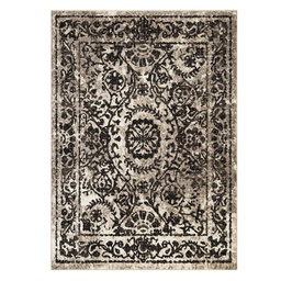 [MN700C26 CHR24890] L'Baiet Rugs Black Traditional 2'x6'