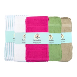 [DC-6PK-DS CHKT24952] Classy Homes Dish Cloths 6 Pack