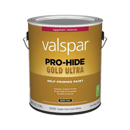 [028.0062002.007] ****Valspar Pro-Hide Gold Ultra Zero VOC Latex Eggshell Interior Wall Paint, Pastel Base, 1 Gal.