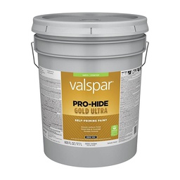 [028.0063003.008] Valspar Pro-Hide Gold Ultra Zero VOC Satin Interior Wall Paint, Tint Base, 5 Gal.