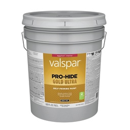 [028.0062002.008] Valspar Pro-Hide Gold Ultra Zero VOC Latex Eggshell Interior Wall Paint, Pastel Base, 5 Gal.