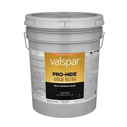 [028.0067003.008] ****Valspar Pro-Hide Gold Ultra Latex Semi-Gloss Exterior House Paint, Clear Base, 5 Gal.