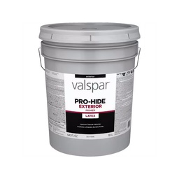 [028.0091314.008] Valspar Pro-Hide White Exterior Primer, 5 Gal.