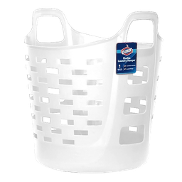 [CLX-76128BU] Clorox Flexi-Hamper 1BU/35L, White