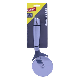 [GLD-71520] ****Glad Pizza Cutter with Easy Grip Handle, Grey