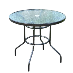 [RHLYR / HHHF-ODFN-01011] Royal Homes Round Table with Glass Top
