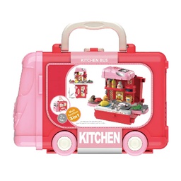 [832-46-A77705] Kids 3-in-1 32pc Kitchen Play Set