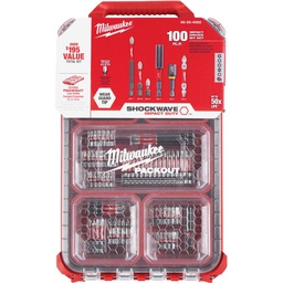 [48-32-4082] ****Milwaukee SHOCKWAVE PACKOUT Impact Screwdriver Bit Set (100-Piece)