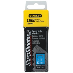 [TRA708T] ****Stanley SharpShooter Heavy-Duty Narrow Crown Staple, 1/2 In. 1000-Pack