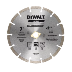 [DW47702HP] ****Dewalt High Performance Diamond Blade Segmented 180mm 7 In.