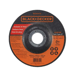 [BDA0413] ****Black &amp; Decker Abrasive Disc 4-1/2 x 1/4 x 1/4 in Metal Grinding