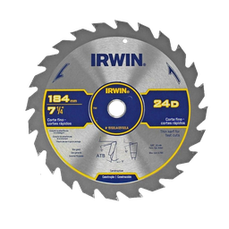 [15130LA] ****IRWIN Tools Classic Series Circular Saw Blade 24T, 184mm 7.25 In.