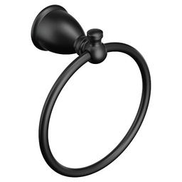 [Y3186BL] Moen Caldwell Towel Ring, Matte Black