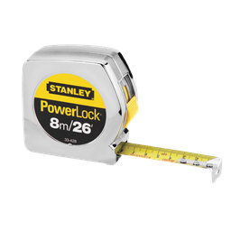 [33-428S] ****Stanley PowerLock Tape Measure 8m/ 26 Ft