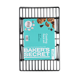 [BS10235] Baker's Secret Essential 3pc Non-stick Cooling Rack Set