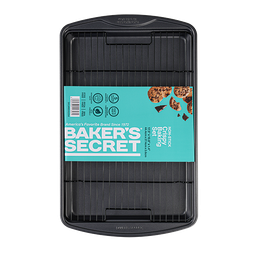 [BS10254] Baker's Secret Essential Cookie Sheet with Cooling Rack