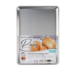 [BS10366] ****Baker's Secret Pure Aluminum Perforated Baking Sheet