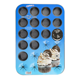 [OR1032] Oreo 24-cup Mini Cupcake Pan 38.5x26.3x2.2cm