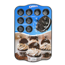 [OR1020] ****Oreo 24-cup Mini Cupcake Pan 43x27x2.5cm