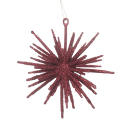 [831-XMTX215-1293A] Miro Christmas Ornament 11x11x5cm Red