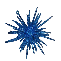 [831-XMTX215-1293T] Miro Christmas Ornament 11x11x5cm Turquoise