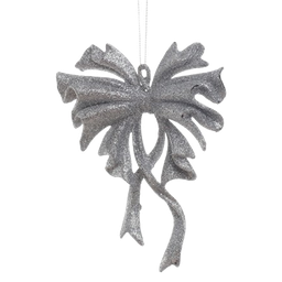 [831-XMTX215-1285D] Miro Christmas Ornament 15x12x2cm Silver