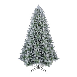 [37778] Oncor Frosted Silver Hook Tree 8 Ft. (240cm)