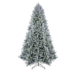 [37779] Oncor Frosted Silver Hook Tree 9 Ft. (270cm)