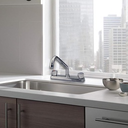 [035G1KDC] GEO Kitchen Faucet 3H 2HDL CR