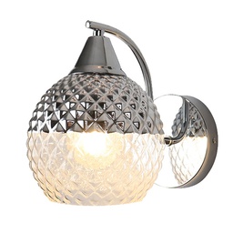 [D22101-1 / D22101-1W RHIWL25863] Royal Homes Interior Wall Lamp 1 x E27 40W Chrome
