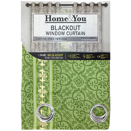 [715-1423631] Home &amp; You Blackout Window Curtain, Single Panel