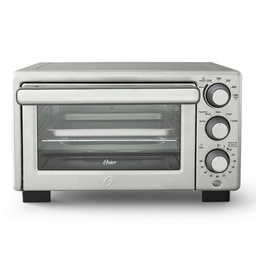 [2129751] Oster Compact Countertop Oven with Air Fryer 17.6 Quart, Stainless Steel