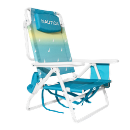 [NTBC22E Green J Class] Nautica Beach Chair 5-Position, Green More J-Class